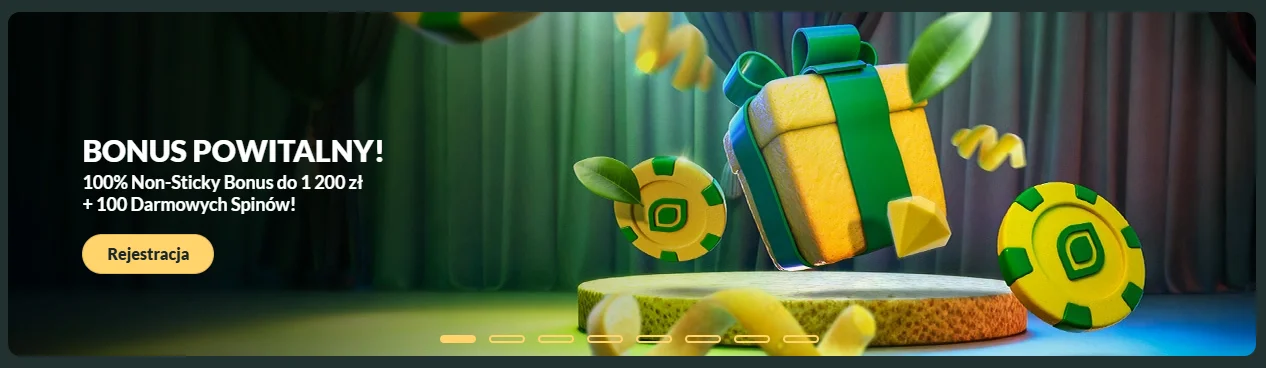 welcome offer 100% plus 100 free spins